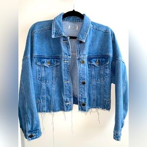 JLUXLABEL NAT & LIV COLLECTION DENIM JACKET SIZE SMALL